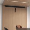 Projector Screen 100" Adjustable with Ceiling and Wall Mounting, 4:3 Format, 203x152cm, White and Black