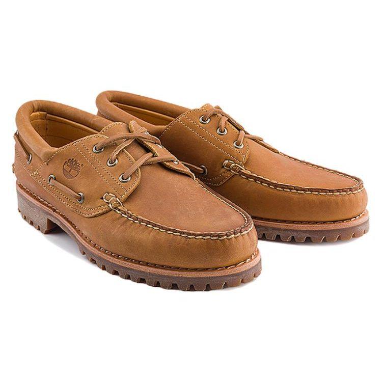 Timberland Top Layer Cowhide Leather Versatile Comfortable Supportive Non-Slip Balance Low-Top Casual Shoes Men sneaker Wheat A5YWH