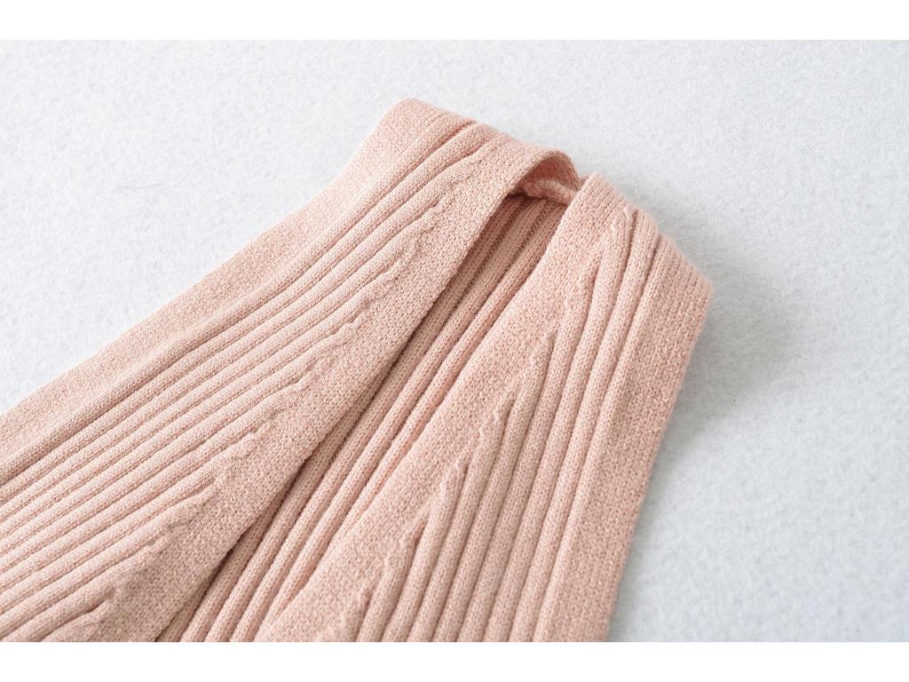 Elegant Women's Chic One-Shoulder Knit Vest – Slim-Fit, Hollow-Cut, Cropped, Waist-Cinched Design