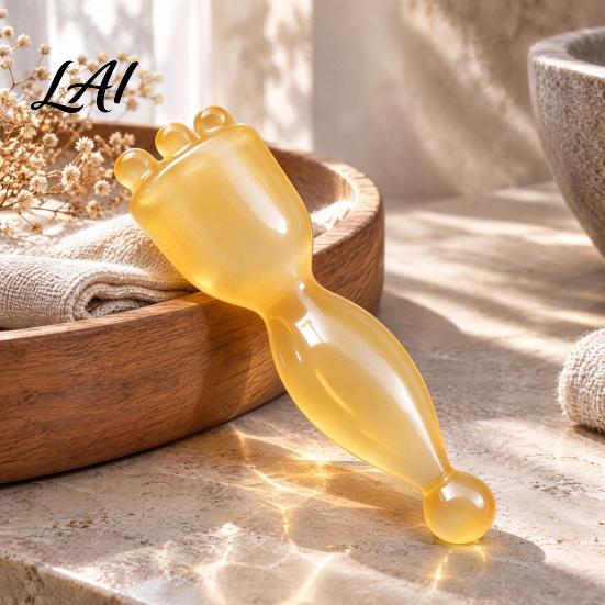 Eye Contour Massager 2Pcs Double-Ended Massage Stick Face & Sculpting Tool Facial Puffiness Relief Stick Wand for Tired Eyes Relief Reduce