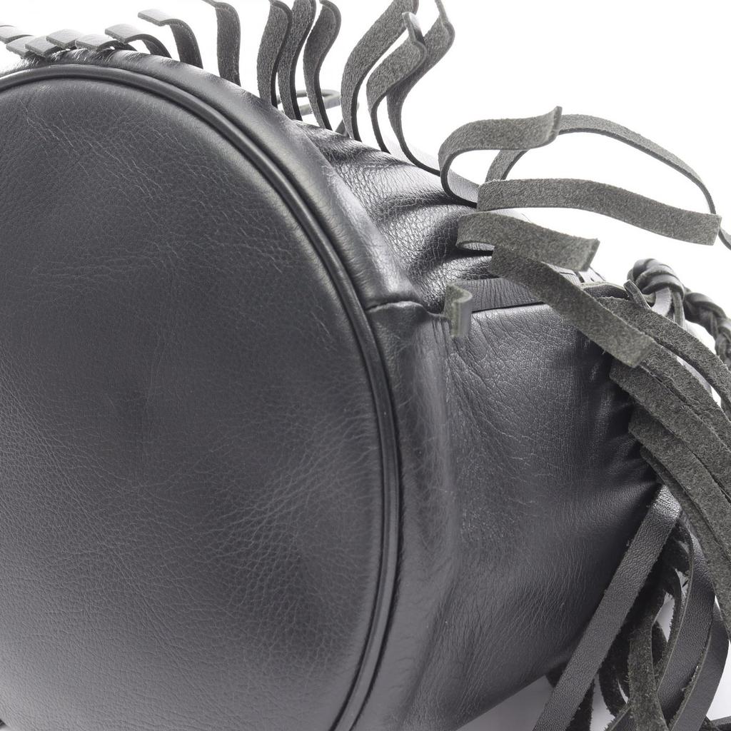Used J&M Davidson CARNIVAL L Carnival Shoulder Bag leather Black Used Women