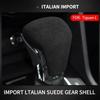 Car Gear Shift Knob Head Cover For Volkswagen VW Teramont X Tiguan X L Phideon Viloran 2017+ Alcan tara lGear Shifter Shell Trim