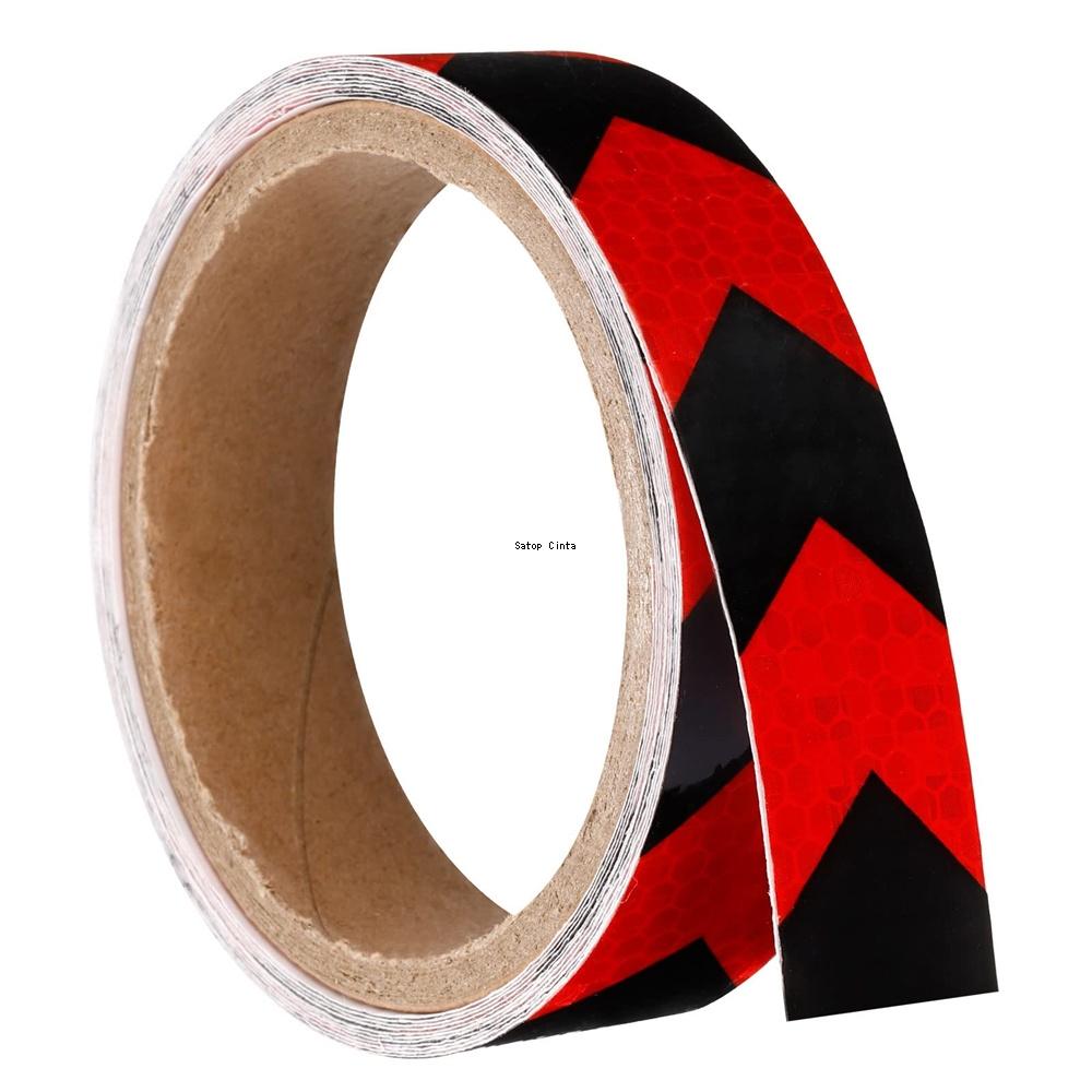 2.5cmx3m Arrow Reflective Car Stickers 8Colors Waterproof Self-adhesive Strips Reflectors Safety Warning Tapes For Bicycle Truck