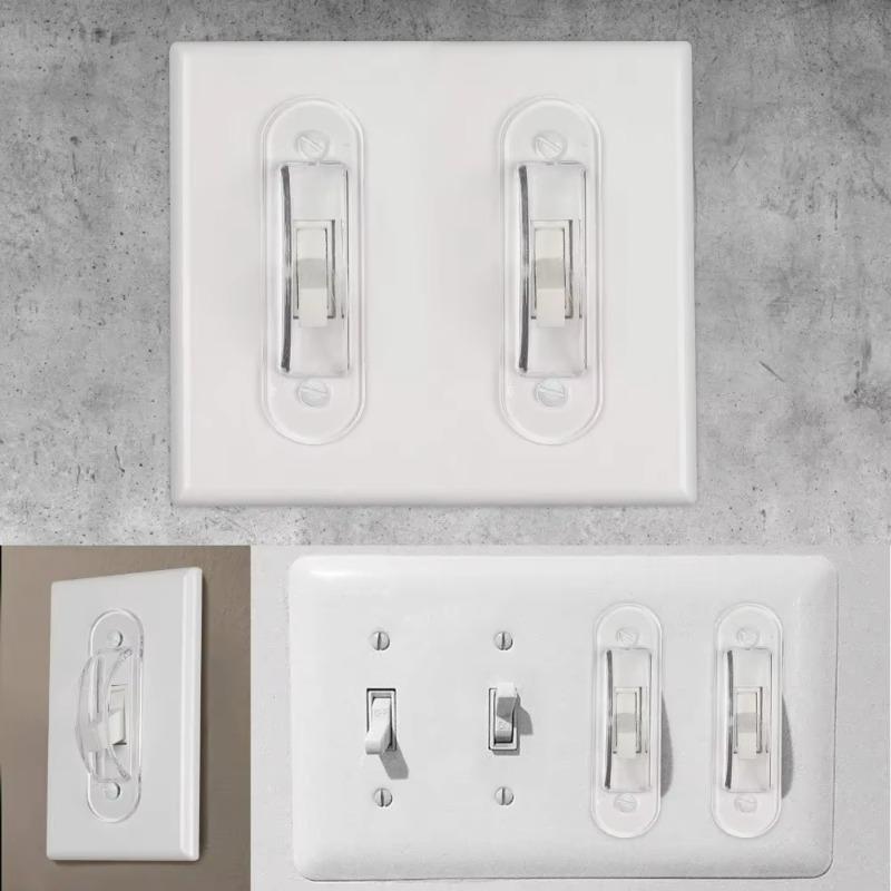 8pcs Light Switch Guard Cover,Light Switch Guard,Toggle Switch Cover,Light Switch Blocker,Light Switch Lock,Switch Cover Guard