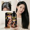 GBED Graue Haare Abdecken Pflanzenextrakt Farbe Shampoo Langanhaltende Farbe Bequeme Haarfarbe Einfache und Schnelle Selbstfärbung 1 Stück Schwarz