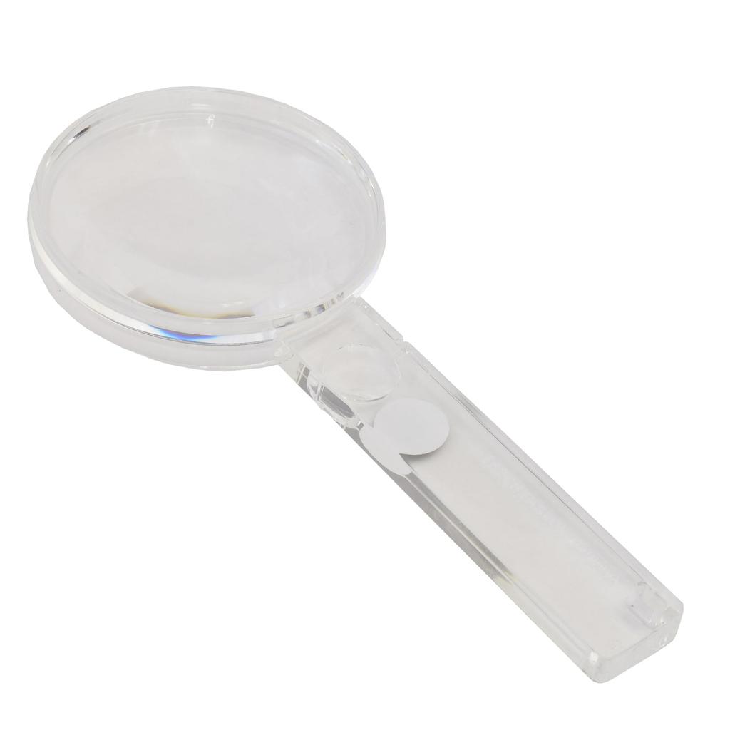 ESCHENBACH Handheld Magnifying Glass, Economical Crystal Magnifying Glass, 2.5x, 2612-60