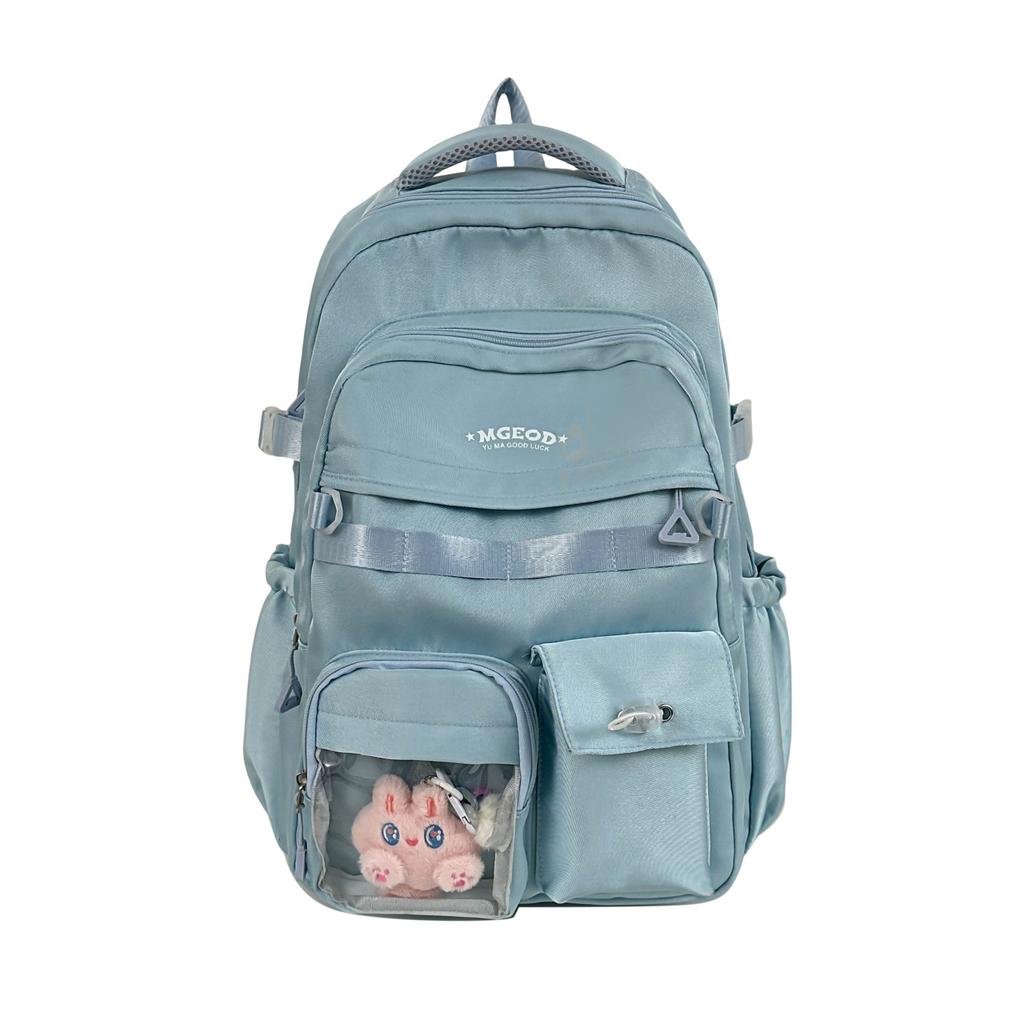 Schoolbag Japanese Ins College Style School Bag Women, Versatile Casual Large Capacity Backpack Junior High School Girls High School Student Backpack