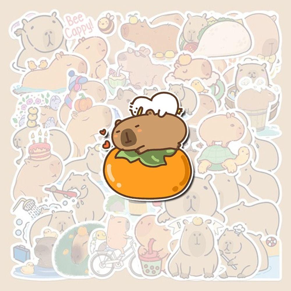 Cute Acrylic Capybara Pin Breastpin Animal Badge Exquisite Capybara Brooch  Skirts