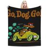 Retro Vintage Art Cute Dogs Blanket Quality Soft Warm  Throw Blanket Autumn Kids Couch Chair Sofa Bed Fashion Bedspread