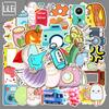 51 Fresh Cartoon Stickers for Luggage, Scooter, Laptop, Motorcycle, Car Decor