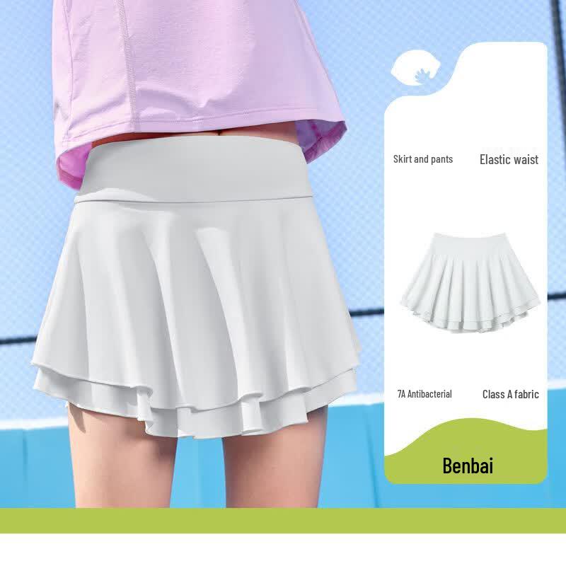 Lemon Baby Kids Quick-Dry Pleated Tennis Skirt