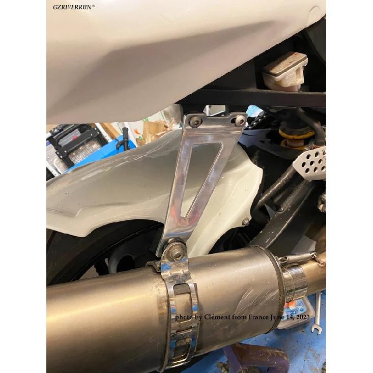 Exhaust Hanger for Suzuki GSXR 600 750 1000 Yamaha YZF R1 Kawasaki ZX6R ZX9R ... Motorcycle Accessories Exhaust Holder Bracket