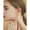 Folded Curved Texture Ball Earrings Light Luxury High-end Earrings