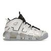 Pantofi sport pentru femei Air More Uptempo alb cromat metalic-argintiu negru DV7408-100