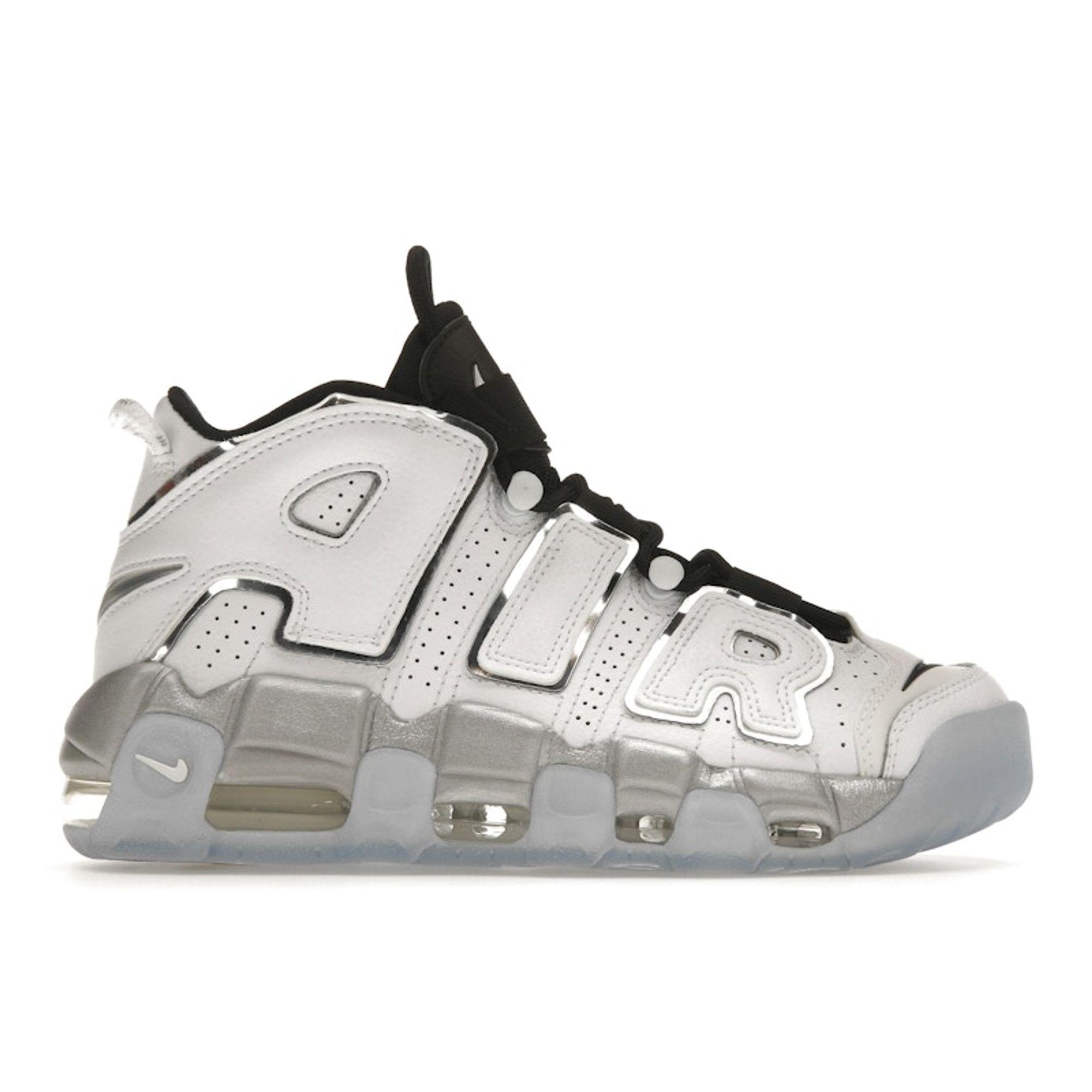 

Женские кроссовки Nike Air More Uptempo White Chrome Metallic-Silver Black DV7408-100 35.5
