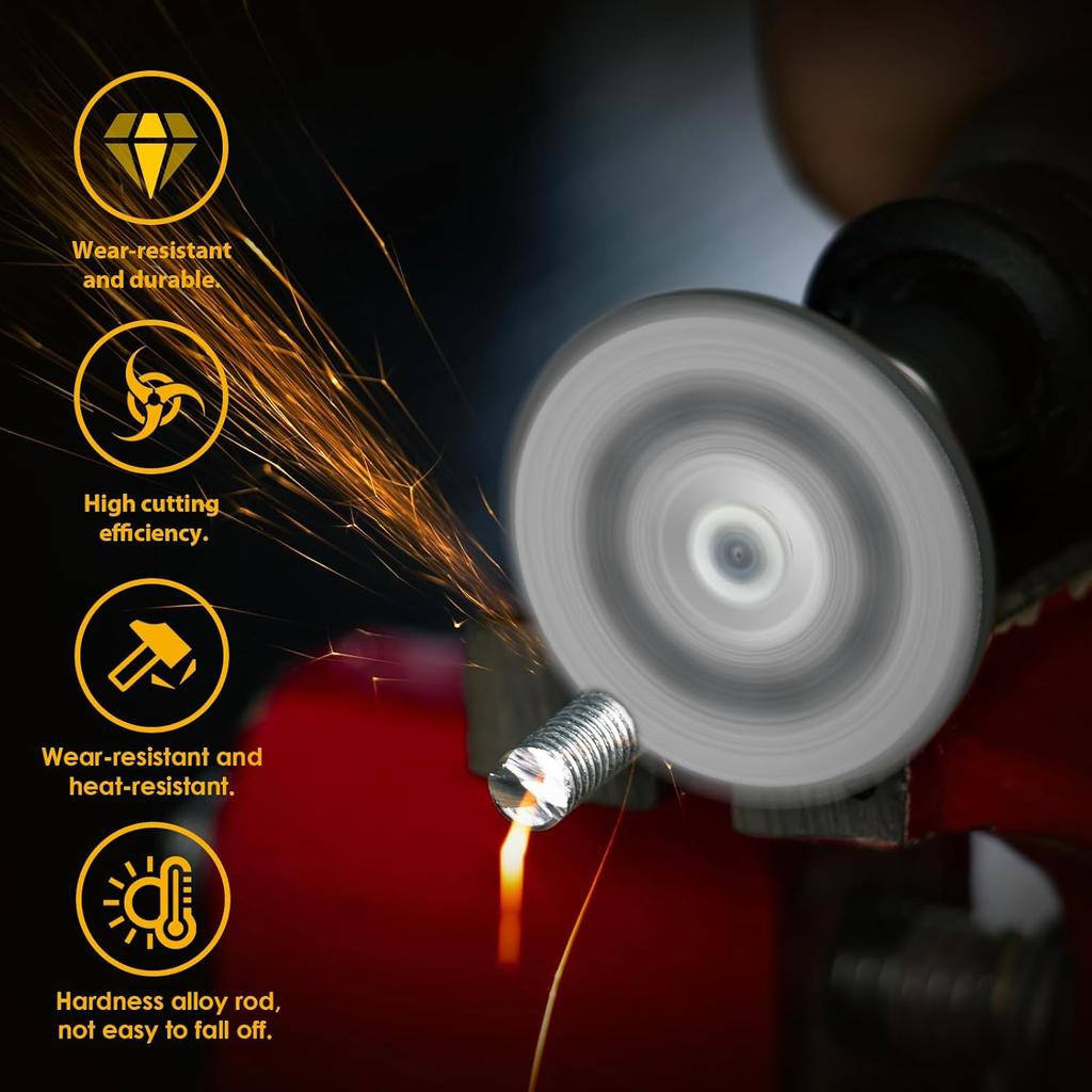 22mm Diamond Cutting Wheel Disc Set Grinding Circular Saw Blade Metal Cut Off Abrasive Tools for Dremel Rotary Tool with Mandrel