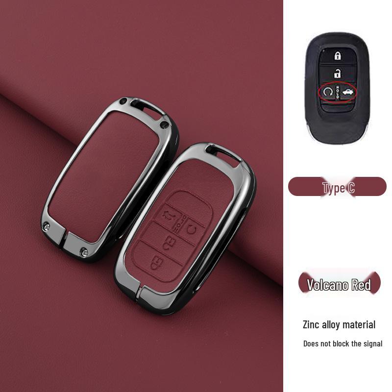 Stylish Metal Car Key Case for XRV, Fit, Vezel, URV, Fengfan, Xiangyu - Personalized Luxury Remote Shell Cover