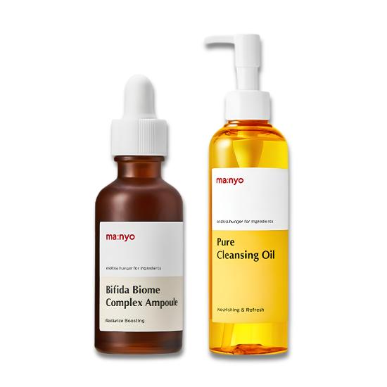 Manyo BEST SELLER Set | Pure Cleansing Oil 200ml+Bifida Biome Ampoule 50ml