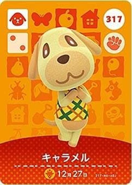 Animal Crossing Amiibo Card 4th Edition Caramel [317]