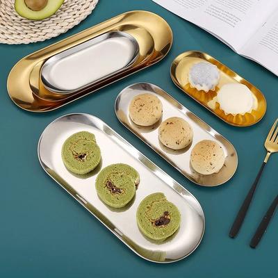 Stal nierdzewna Talerz obiadowy Talerze deserowe Tacka na orzechy, owoce, ciasto Taca na przekąski Talerz kuchenny Zachodni talerz do steków Danie