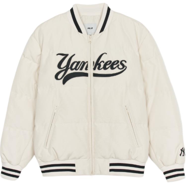 New MLB Varsity New York Yankees Down Jacket Unisex White 3ADJV0346-50CRD