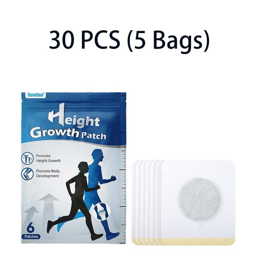 

Sumifun 6/12/30 шт. Пластыри для роста роста способствуют росту подростков Китайский травяной пластырь Фокус на развитии тела подростка 30 PCS(5 Bags）