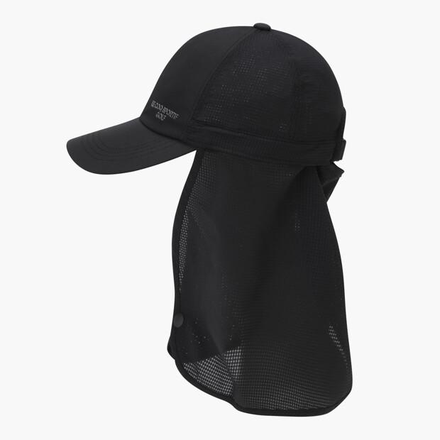 LECOQ GOLF Men'S 2-Way Sun Guard Ball Cap _Blck Gr121Mcp31