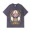 275 GSM Washed T-shirts 100% Cotton Spy x Family V11 Print Unisex Heavy Cotton T Shirt