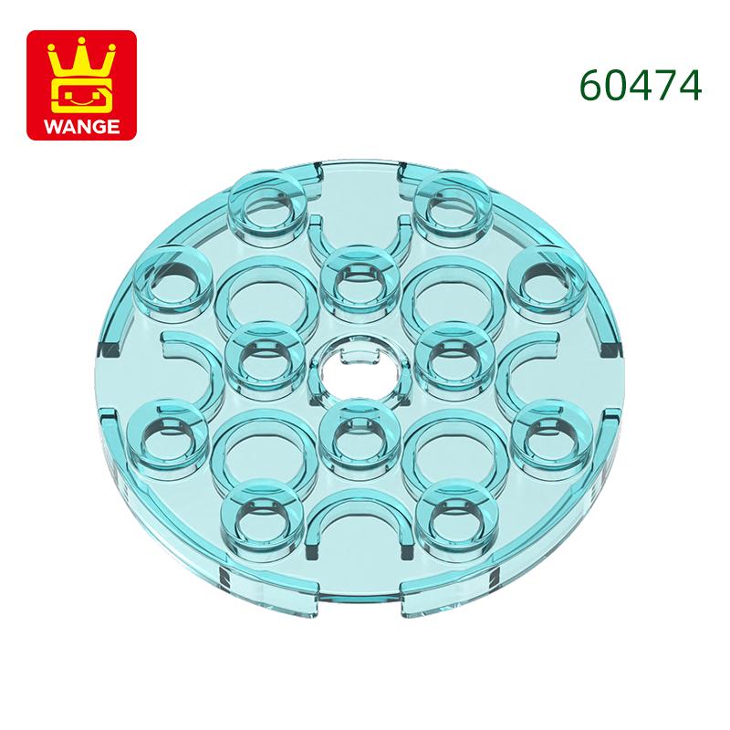 64Pcs/lot 60474 Round 4x4 featuring Pin Hole Construction Bricks Moc Technical Accessories Works With featuring Brick Toy Kids Gift Idea