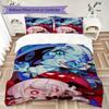 Cookie Run Kingdom Pattern Bedding uilt Set uilt Cover Pillowcase Home Decoration Birthday Gift (1 * duvet cover + 2 * pillowcase without core)16