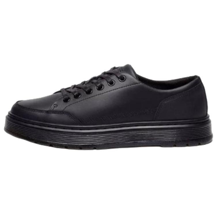 Dr. Martens Brookline Leather Comfortable Versatile Low-Top Casual Shoes Unisex Casual Shoes Black 41542001