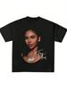 The Scientist Street Hip Hop TShirt Classic Big Face Print Crew Neck Short Sleeve Unisex Women Top Y2K Harajuku Street Cotton Tees