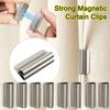 Magnetic Curtain Clips Drill-Free Curtain Fasteners Powerful Magnetic Hold Design for Home Living Room Bedroom Office Curtain