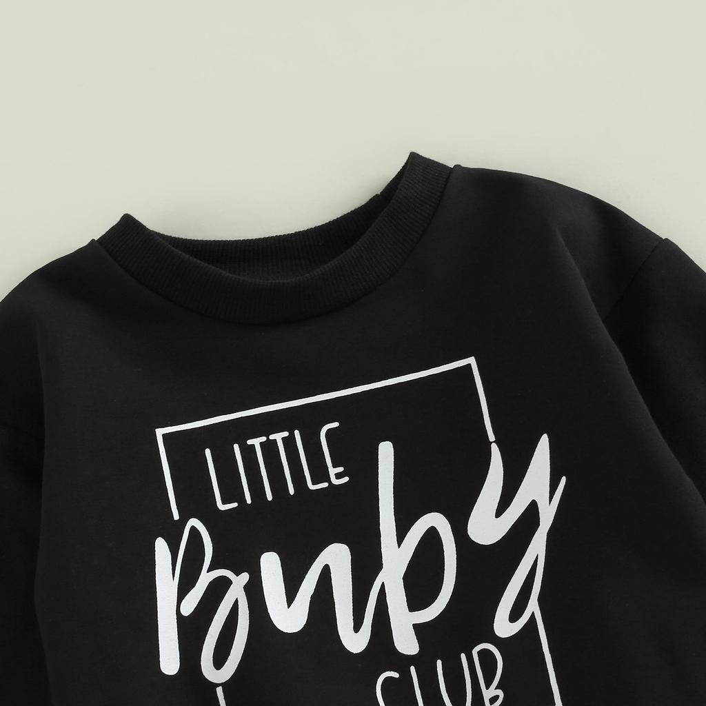 Baby Boy Clothes 3 6 9 12 18 24M 3T Pants Set Hooded Patchwork Hoodie Striped Sweatpants Fall Winter Outfit