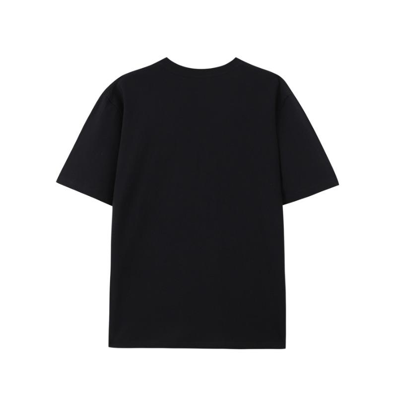 European sizes Simple and stylish one stick pattern printed men's round neck short sleeved T-shirt, comfortable and breathable