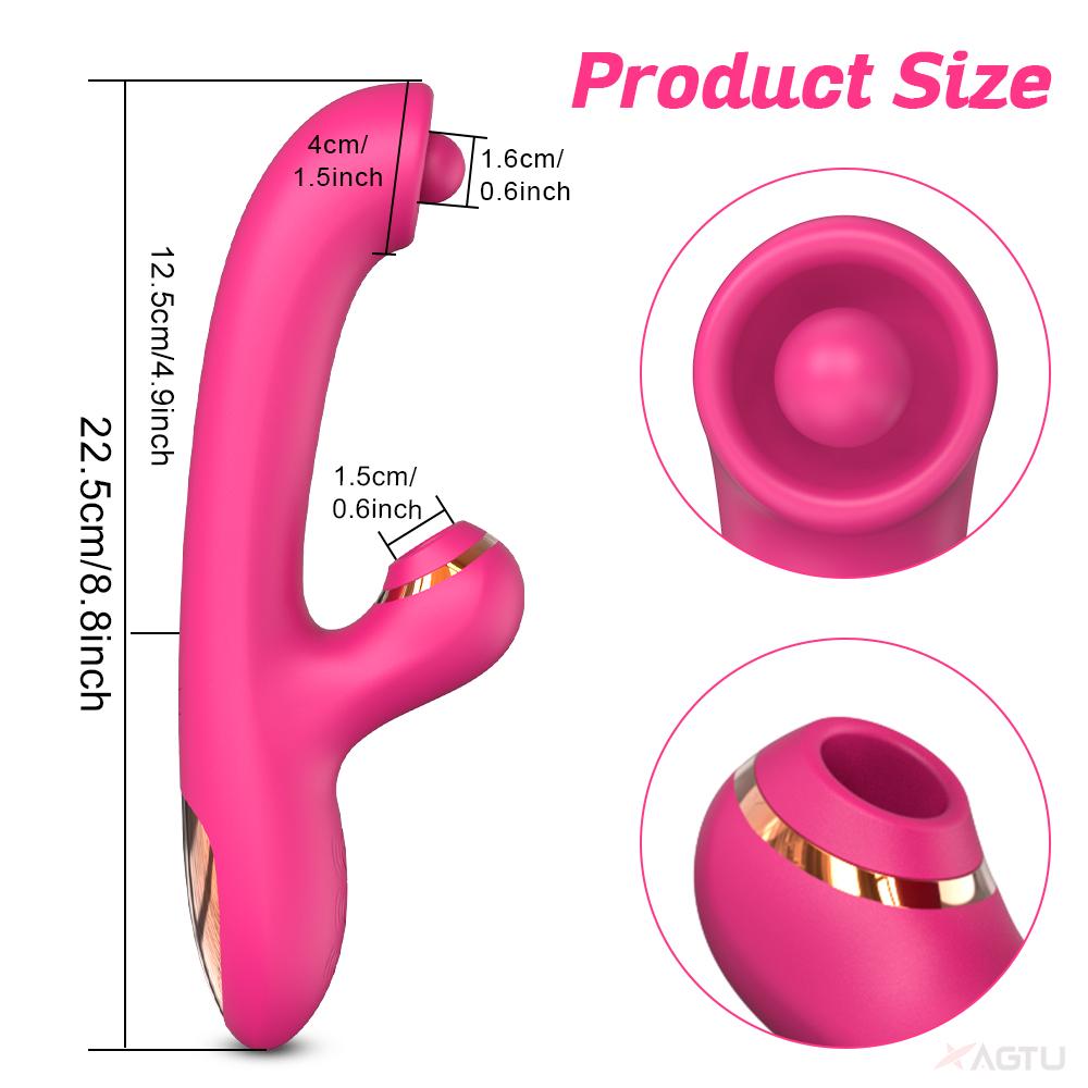 Rotating Sucking Dildo Vibrator For Women G-spot Clit Clitoris Sucker Vacuum Stimulator Dildo Female Sex Toys Adults Masturbator
