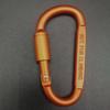 Multi Colors Safety Buckle with Lock D-shape Carabiner New Sports Keychain  Outdoor Tool