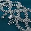 Handmade Rhinestone Bridal Forehead Chain Headband - Elegant Updo Accessory