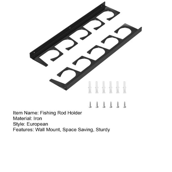 Angelrutenhalter Wand- oder Deckenmontage Angelrutenhalter Platz