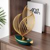 Minimalist Ceramic Metal Sculpture Modern Home Decoration Living Room Desktop Office Decoration Accessories Crafts Gifts W5315