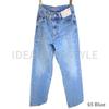 UNIQLO JW ANDERSON Straight Jeans 22-36 inch Blue/Navy Cotton Women 476209 NWT