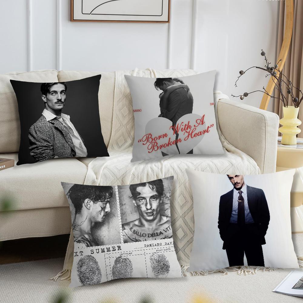 Sänger D-Damiano David mit gebrochenem Herzen geboren Wohnzimmer Kopfteil Schlafzimmer Büro Kissen Kissen Sofa Nickerchen Kissenbezug