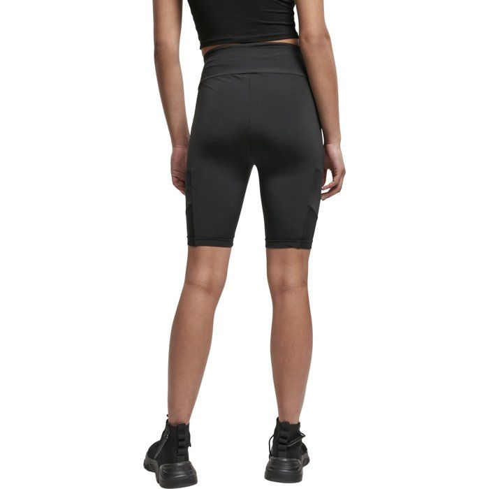 Urban Classics Ladies - CYCLE Tech Mesh High Waist Shorts