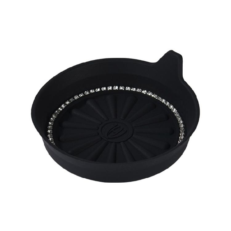 Rhinestones Cup Holder Drink Pad Interior Decoration Cute Anti-slip Coasters Pad