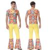 Halloween Retro Disco Hippie Costume Rock Band Couple Hip Hop Party Costume