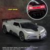 Modèle de voiture moulé sous pression Bugatti Centodieci, échelle 1/32, édition 110e anniversaire, véhicule jouet à tirer avec son et lumière pour enfants, collection pour tout-petits