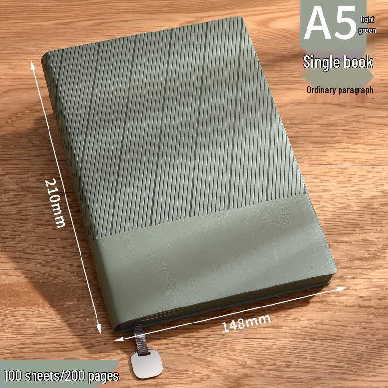 A5 Thickened Custom Leather Notebook: High-Value Business Diary with Optional Logo Printing