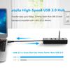 Atolla USB USB Aluminum USB Expansion 5Gbps Data Lightweight and Compatible with iPad and Work from Home Hub, 4-Port 3.0 Hub, Alloy, Hub, High-Speed
