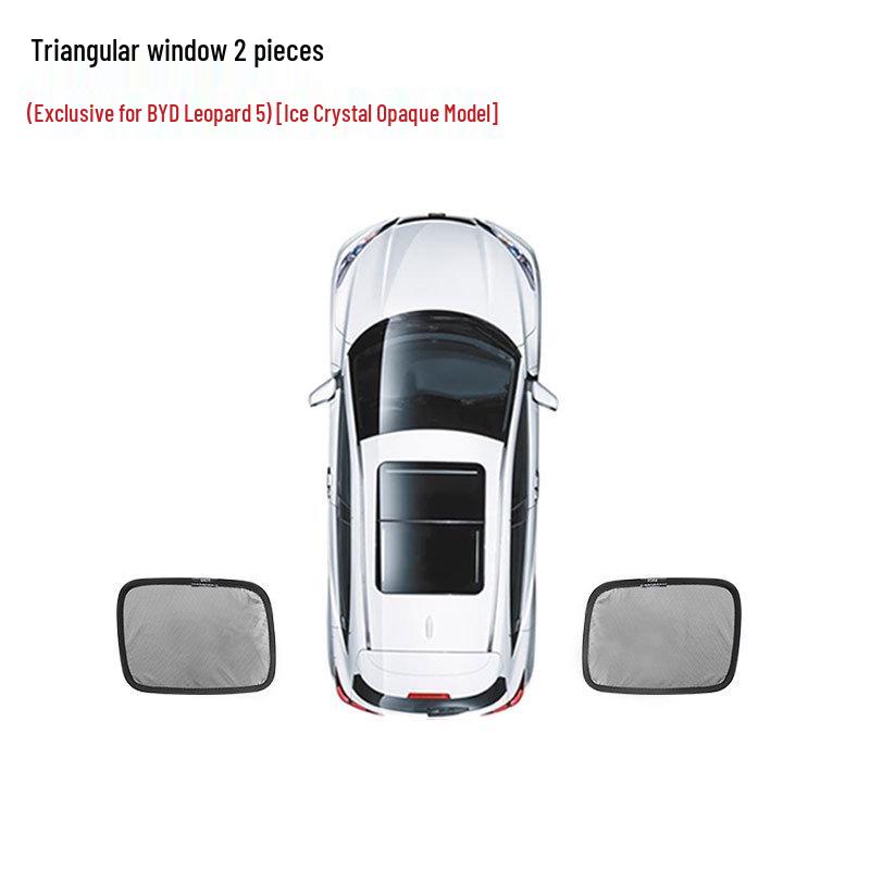 Opaque Ice Crystal Sunshade for BYD Leopard 5 - Heat Insulation & Privacy