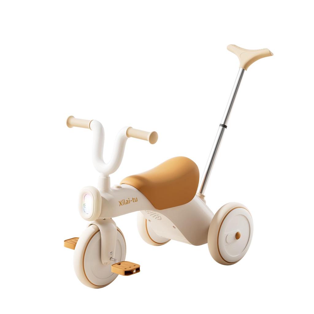 Kids' Pedal Tricycle & Scooter Stroller for Ages 1-6 – Rideable Toy Car for Boys & Girls